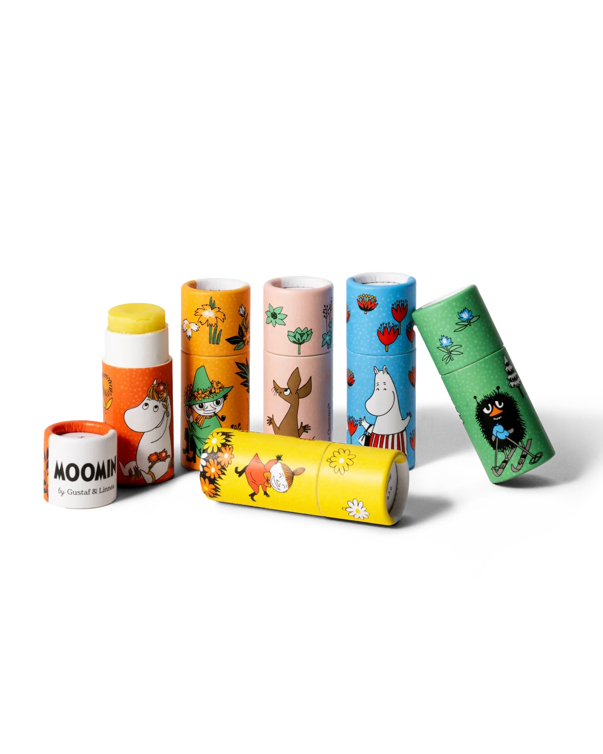 Mumin - Läppcerat 6-pack-Återfuktar, skyddar och mjukgör torra läppar och utsatt hud.