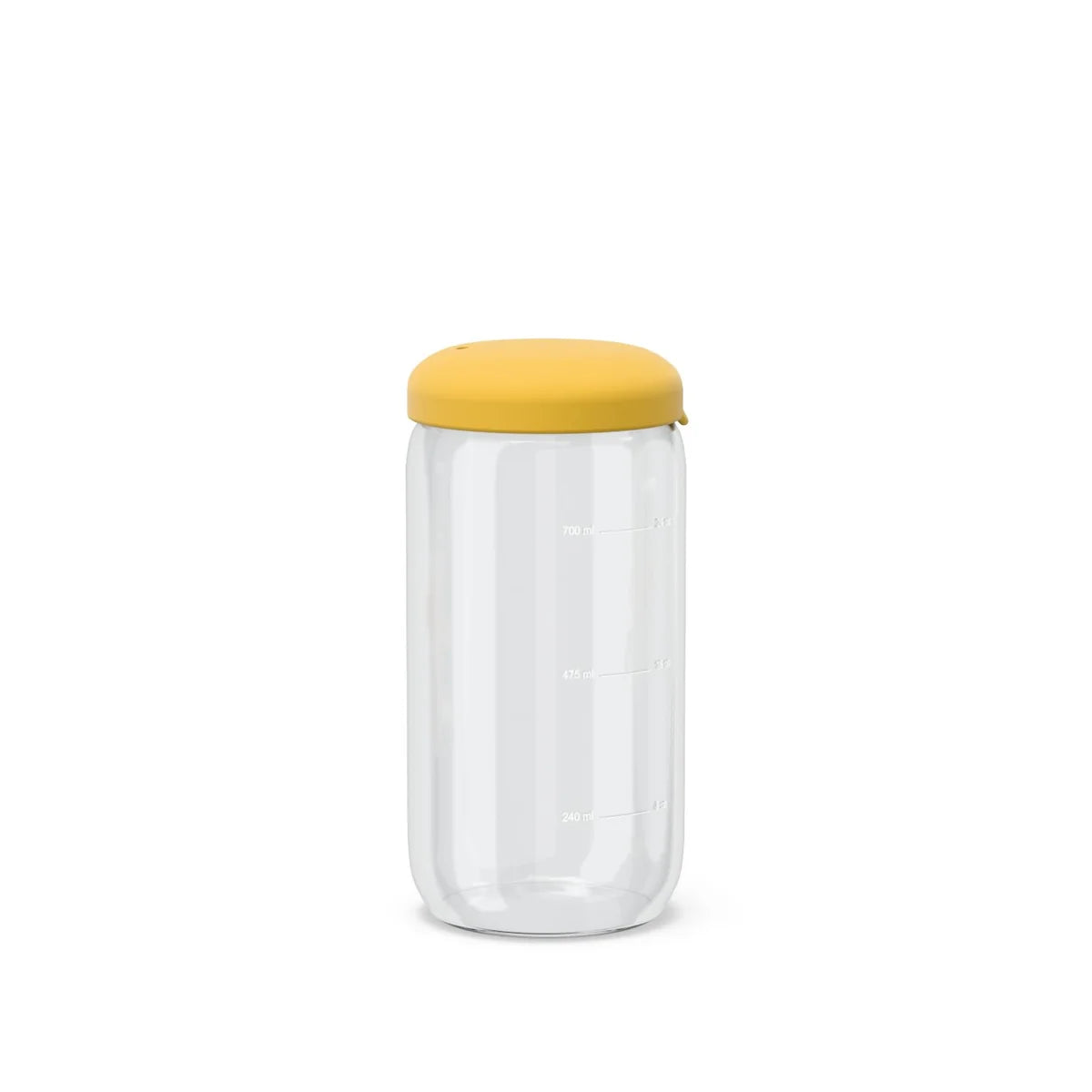 Matförvaringsburk i borosilikatglas 750 ml