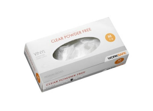 Worksafe Clear Puderfri 100st M 7-8