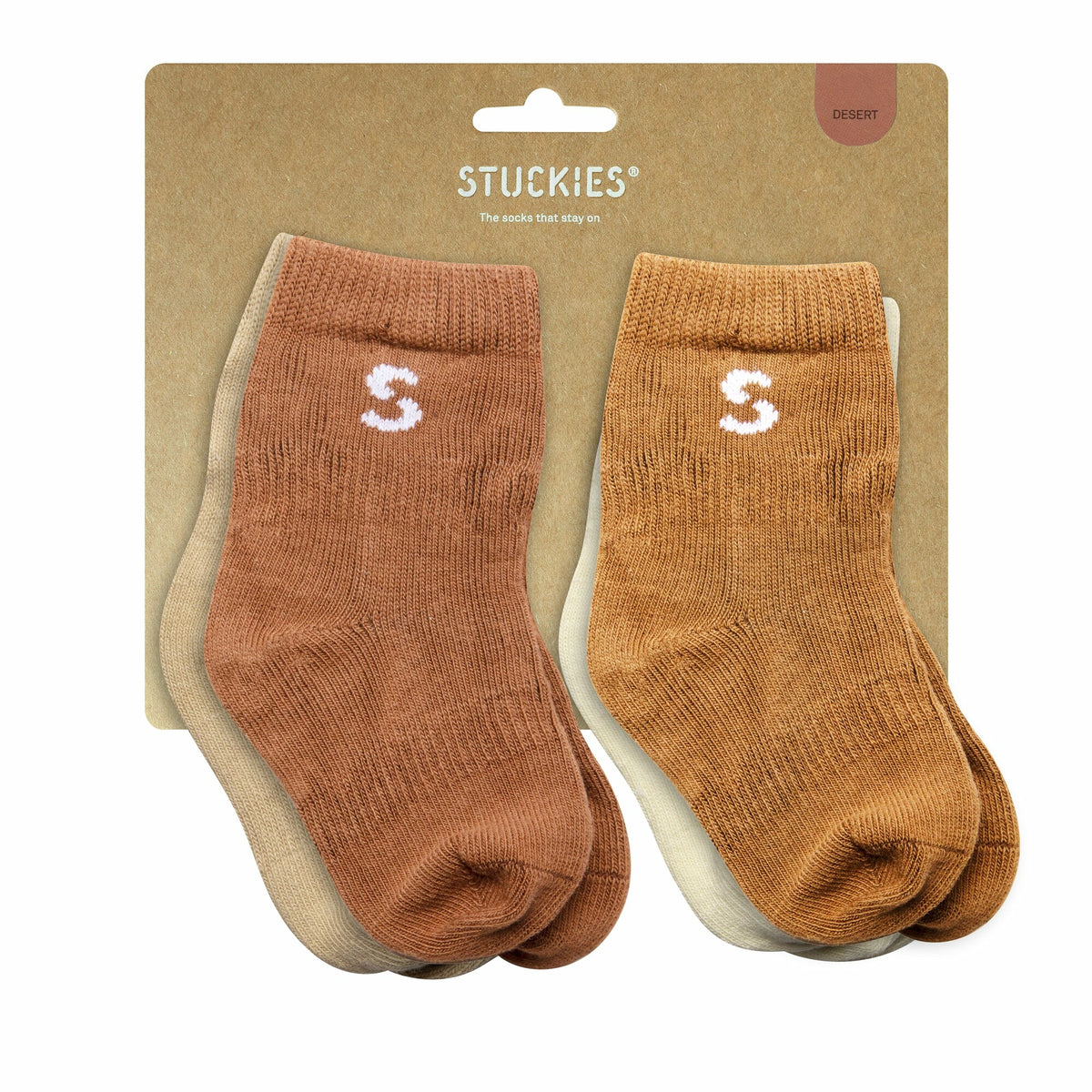 Stuckies strumpor Öken | 4-pack