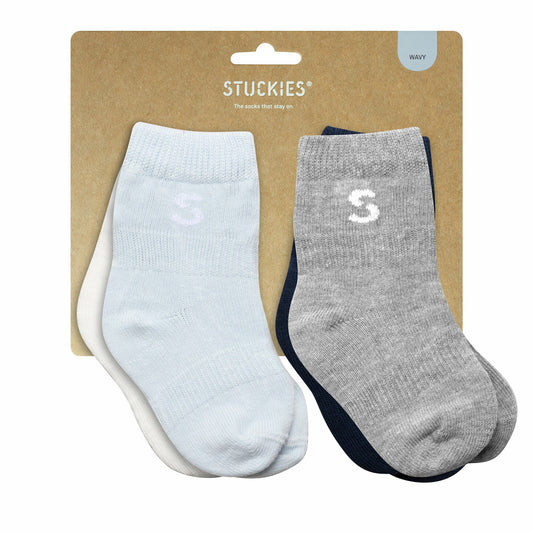 Stuckies Strumpor | 4-pack - Vågigt