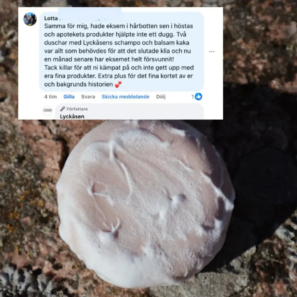 Naturlig Schampokaka Vanilj.