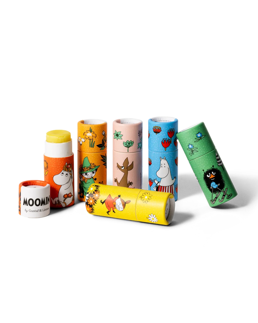 Mumin - Läppcerat 6-pack-Återfuktar, skyddar och mjukgör torra läppar och utsatt hud.