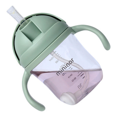 Mininor Straw Bottle Tritan Green