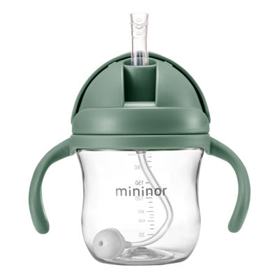 Mininor Straw Bottle Tritan Green