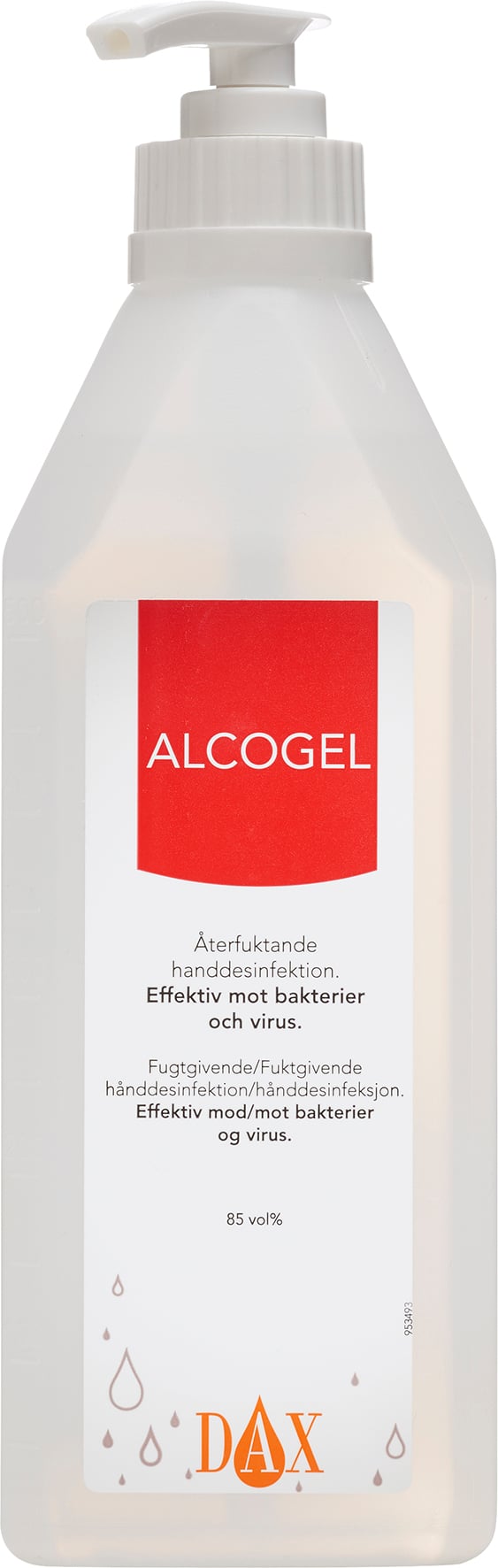 Handdesinfektion DAX Alcogel 85 600ml