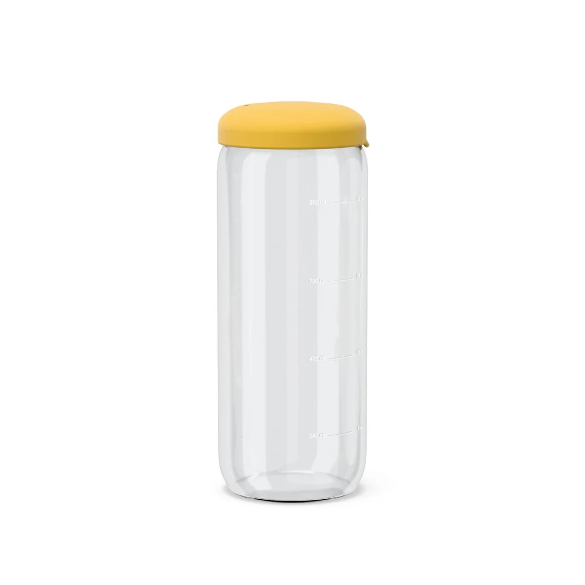 Matförvaringsburk i borosilikatglas 1000 ml