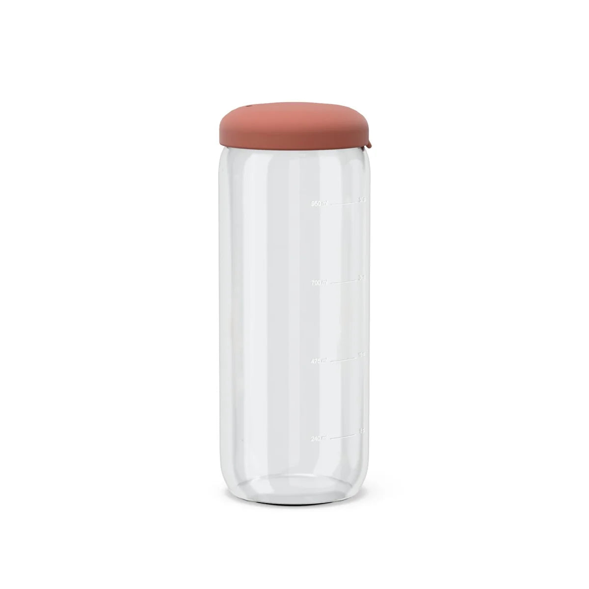 Matförvaringsburk i borosilikatglas 1000 ml